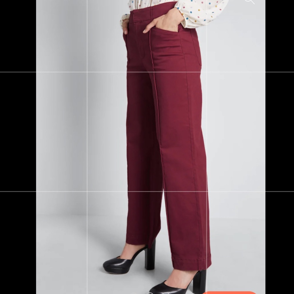ModCloth The Style is Yours Wide-Leg Plus Size Pants